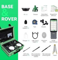 Récepteur GNSS RTK E1 avec précision centimétrique, indice de protection IP68, compatible GLONASS et GPS, pour les géologues