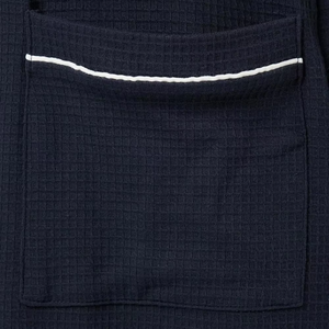 ODM ชุดนอนผู้ชายผ้าฝ้าย100% เทอร์รี่ทอลายย้อมสีล้วนระบายอากาศได้ดีเซ็กซี่สีพื้นขนาดใหญ่พิเศษ5ดาวแขนยาวสำหรับโรงแรม - Product Image 6