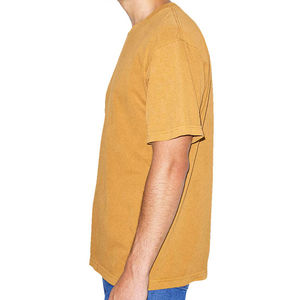 100% algodón, camiseta para hombre, ajuste holgado, impreso Venta al por mayor 100% algodón Camisetas de gran tamaño para hombre Logotipo personalizado Impresión Diseño liso - Product Image 2