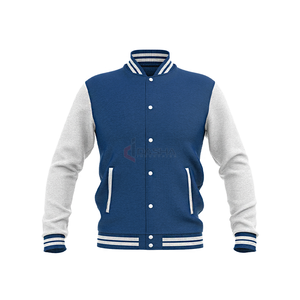 Print Embroidered Letterman <b>Baseball</b> Bomber <b>Jacket</b> <b>Mens</b> Wholesale High Quality Canvas Stand Collar - Product Image 6