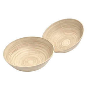 Bol à salade en bambou de qualité supérieure, vaisselle artisanale pour un usage quotidien, enfants et occasions spéciales - Product Image 4