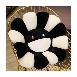 Almohada de Peluche Súper Suave Inspirada en Takashi Murakami, 40/60 cm, Algodón PP Ecológico, Lindo Juguete Sonriente, Decoración para Dormitorio - Product Image 3