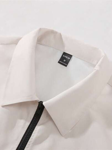 High Quality Men's Oversized Zip Collar Casual <b>Shirt</b> New Summers Street Sportswear Custom Digital Printing Football Jersey - Product Image 3