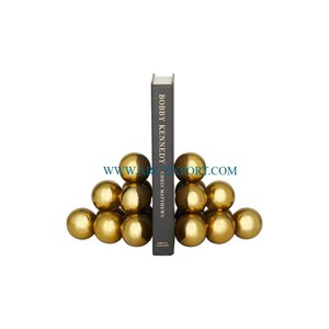 Best Selling <b>Arrow</b> Designer Gold Plated Table Decorative Reading Bookends Superior Quality Luxury Handmade Creative Bookends - Product Image 2
