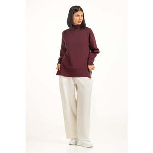 เสื้อสเวตเชิ้ตทรงปกติ รุ่น WM-SWS-WS25-109 เสื้อสวมหัวลำลองสำหรับผู้หญิง เนื้อผ้านุ่ม ระบายอากาศได้ดี เหมาะสำหรับฤดูใบไม้ร่วงและฤดูหนาว รับผลิตแบบ OEM ODM พร้อมรับทำแบรนด์ส่วนตัว - Product Image 4