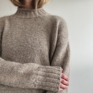 Alphatek Premium Quality Anti-Shrink Winter Knitted Grey Unisex Pulls en laine/polyester épais OEM Custom Supplier pour les marques - Product Image 6