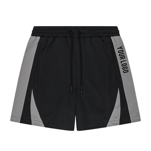Shorts d'été légers Healy 2026-2027 pour hommes, noir et vert, avec cordon de serrage et poches latérales, personnalisables - Product Image 2