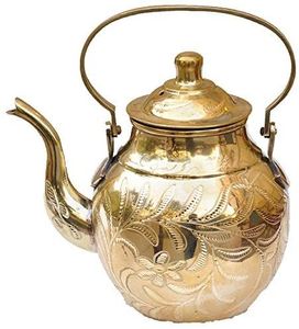 Stainless Steel Eco-Friendly Gold Plated Tea Serving <b>Teapot</b> for Home Hotel & Restaurant Use - Product Image 5