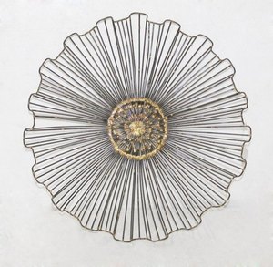 Trend Selling Wall Art Home Interior Display Metal Wall Art Living Room Frame Wall Hanging Fashion <b>Flower</b> Home Decoration - Product Image 4