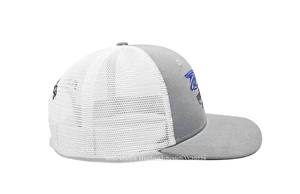 Venta al por mayor gorras de camionero personalizadas de 6 paneles 100% tela de algodón malla de moda parte posterior frontal bordado Logo Puff para uso al aire libre - Product Image 4