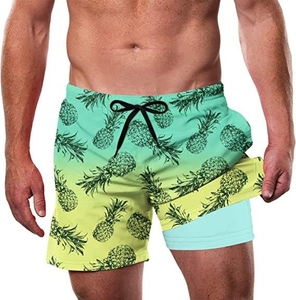 Men's Custom Summer Beach <b>Shorts</b> Elastic Quick Dry <b>Swim</b> Trunk Compression <b>Liner</b> 100% Polyester Casual Animal Pattern Wholesale - Product Image 4