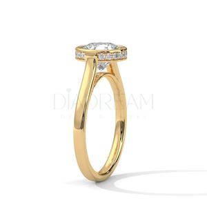 Anillo de diamante cultivado Leb original Anillo de bodas personalizado de plata esterlina 925 con nuevo diseño perfecto para fiestas y compromisos - Product Image 4