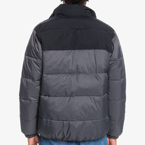 Blouson matelassé décontracté pour homme de haute qualité, col montant, coupe élégante et confortable, logo avant, tissage non tissé, service OEM - Product Image 2