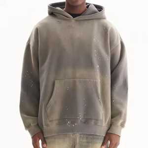 Sudadera con Capucha de Invierno Personalizada, Extra Grande, de Felpa Gruesa, con Letras Bordadas, Estilo Urbano, de Alta Calidad, 2025 - Product Image 2