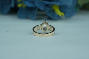 Premium Lab Grown Diamond Moissanite Ring Marquise Cut 3.36 Carat VS1 Clarté IGI SGL Certified Gold Rose Gold Silver Supplier - Product Image 3