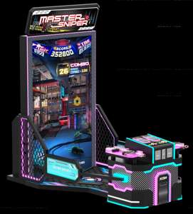 เครื่องเกมคิวบ์2ผู้เล่นในร่มต้นแบบสไนเปอร์เครื่องเกมอาเขตเวทมนต์ในร่มคุณภาพสูง - Product Image 3