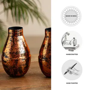 Vase à fleurs en métal à la demande avec le meilleur motif et la meilleure forme pour les cadeaux d'entreprise et personnels au meilleur prix - Product Image 4