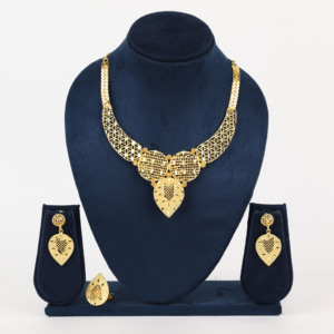 Colliers plaqué or pour occasions spéciales et bijoux traditionnels pour femmes Cuivre et laiton chapado en oro oro laminado - Product Image 1