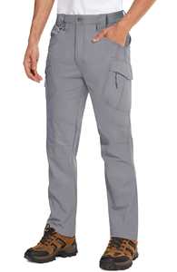 กางเกงจ็อกเกอร์ทรงโอเวอร์ไซส์มีกระเป๋าคาร์โก้สำหรับผู้ชาย ใช้สำหรับออกกำลังกาย มีขอบยางยืดที่ข้อเท้า - Product Image 6