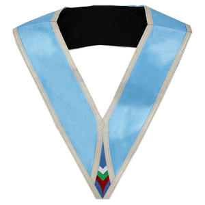 Pakistán Fabricante al por mayor Masonic Regalia Provincial Vestido completo Collar Cuero Lodge Bordado Uniformes DELANTAL KIT - Product Image 3