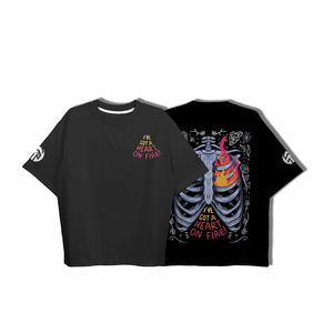 T-shirt de haute qualité personnalisé DTG DTF impression hommes coton surdimensionné Streetwear graphique t-shirt fournisseur en gros - Product Image 4