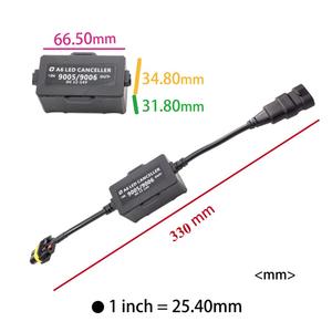 HYUGA LED faro decodificatore Anti sfarfallio senza errori per <span class=keywords><strong>H4</strong></span>/H7/H8/H9/H11/9005/9006 - Product Image 2
