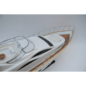 โมเดลเรือเร็วไม้คุณภาพสูง AZIMUT 40 เรือยอชท์สมัยใหม่สำหรับตกแต่ง ผลิตด้วยมือโดยบริษัท GIA NHIEN CO. LTD รุ่น SB0079P-60 ขนาด 62x17x26/36 ซม. - Product Image 5