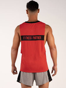Camisetas sin mangas de algodón de talla grande para hombre, camisetas de gimnasio y tiras para culturismo y Fitness, método de tejido de punto - Product Image 2