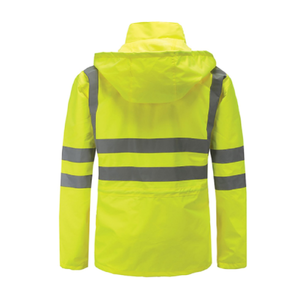 Chaqueta de seguridad de clase 3 de trabajo de alta visibilidad reflectante fluorescente de tráfico de alta visibilidad ropa de trabajo de invierno chaqueta de seguridad impermeable - Product Image 2