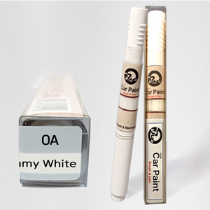 Hyundai <span class=keywords><strong>2</strong></span>-इन-1 दोहरी टिप खरोंच मरम्मत ऑटोमोटिव पेंट स्पर्श पेन क्रीम सफेद तरल पॉलीयूरेथेन कोटिंग रंग कोड - Product Image 1