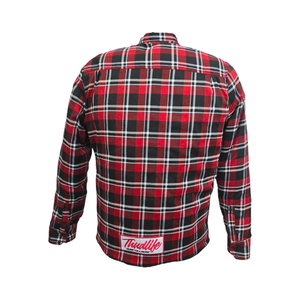 เสื้อเชิ้ตลายสก๊อตแขนยาวสำหรับผู้ชาย,เสื้อเชิ้ตผ้าสักหลาดทรงบ็อกซี่ขายส่งผ้าฝ้ายแบบกำหนดเองสำหรับฤดูหนาว - Product Image 2