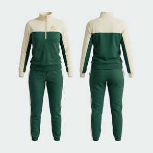 Sudadera con capucha y cremallera para mujer, chándales deportivos para mujer, servicio OEM ODM, pantalón deportivo 2026 - Product Image 3