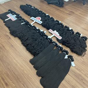 Producto superior a la venta Trama ondulada natural 100 gramos por paquete Máquina Trama doble 100% Cabello humano vietnamita crudo precio al por mayor - Product Image 4