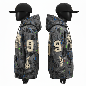 Sudaderas con Capucha de Forro Polar Bordadas para Hombre, Personalizables, Ligeras, de Poliéster/Algodón, las Más Vendidas - Product Image 3