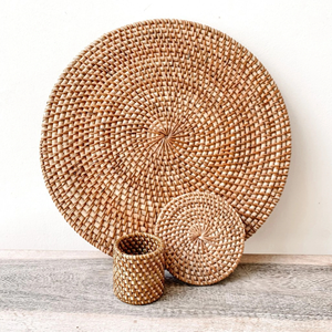 Best Selling <b>Placemats</b> Rattan Circle <b>Round</b> <b>Placemat</b> Hand Weaved Kitchen Decoration Viet Fargimex - Product Image 2