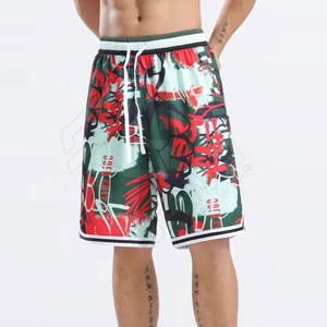 Pantalones cortos de baloncesto de malla bordada con logotipo hecho a medida Hip Hop sublimación poliéster Ajuste rápido solo hombres Unisex - Product Image 6