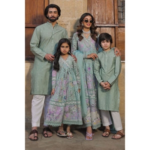 Vêtements traditionnels chinois pour homme, robe de mariage à manches longues, couleur vert sauge unie, Rehan - Product Image 4