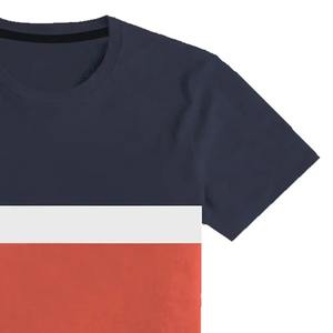 Camiseta de Cuello en V Personalizada al por Mayor para Hombre, de Alta Calidad, Secado Rápido, Talla Personalizada, Logotipo OEM, 100% Algodón, Ajuste Holgado, Estampada - Product Image 4