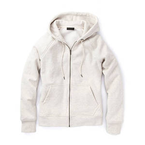 Sudadera con capucha de invierno para hombre y mujer, 100% algodón, peso pesado 400GSM 450GSM, forro polar sólido, térmica para clima frío, jersey oversize con cremallera - Product Image 2