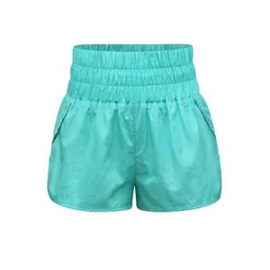 Haute qualité respirant léger athlétique plaine mode poche et String Shorts Activewear 100% Polyester Shorts femmes - Product Image 4