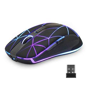 Laptop Wireless KGB Gaming Rechargeable Optical <b>Computer</b> Ergonomic USB <b>Mouse</b> LED Backlit in Stock - Product Image 1