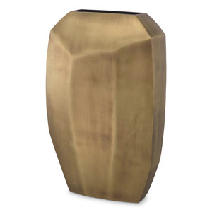 Ensemble de 2 vases coniques en fer Art Déco The Metal Wave, faits à la main avec base antidérapante pour la décoration de la maison/du bureau/de la table - Product Image 2