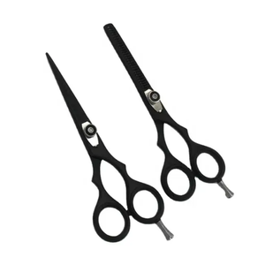 Ciseaux de coiffeur professionnels pour cheveux épais Vente chaude Salon Utiliser des cisailles de coupe de cheveux avec lame et poignée en acier inoxydable - Product Image 1