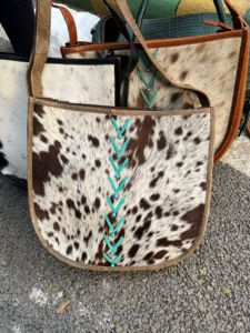 Nuevo estilo 2025 pelo en cuero de vaca bolso de mano para mujer bandolera moda cierre de cremallera cuero monedero de una sola Correa - Product Image 5