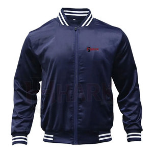 แจ็กเก็ตนักบินน้ำหนักเบาของผู้ชายเสื้อแจ็คเก็ตบอมเบอร์ผ้าแคนวาสสีในสไตล์ระบายอากาศได้ดี - Product Image 1