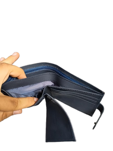 ที่ใส่บัตรหนังแท้แบบกำหนดเองน้ำหนักเบามีช่องใส่บัตรสำหรับผู้ชายกระเป๋าสตางค์หนังบางขนาดเล็ก - Product Image 4