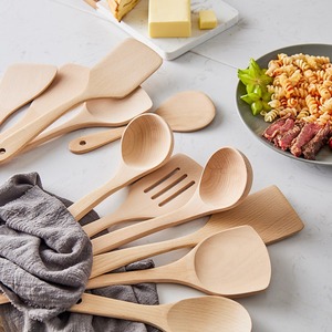 Wooden cooking spoon highest quality wood <b>spatulas</b> and spoons top choice necessary culinary tools - Product Image 3