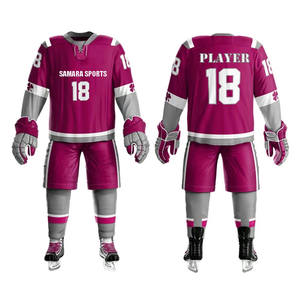 Nuevo diseño Popular sublimación hombres hockey sobre hielo uniforme personalizado mejor calidad nuevo diseño juvenil uniforme de hockey sobre hielo - Product Image 1