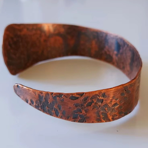 <b>Copper</b> Bracelet Ayurvedic Healing Therapy Natural Wellness Energy Balance Traditional Design Handmade Artisan Jewelry Stylish - Product Image 1