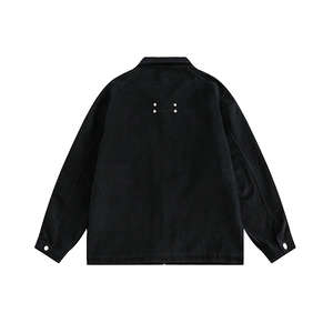 Custom High Quality Canvas Cotton Thick Winter <b>Zip</b> <b>up</b> <b>Jacket</b> Oem Manufacturer Custom Design Low MOQ <b>Jacket's</b> - Product Image 3